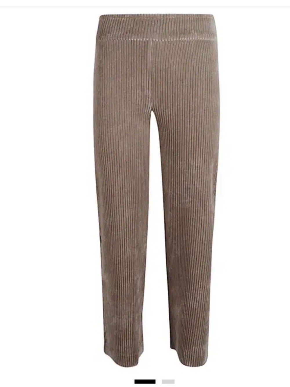 Avenue Montaigne Pants Womens 8 Beige Velvet Pull On Stretch  Handcrafted A26